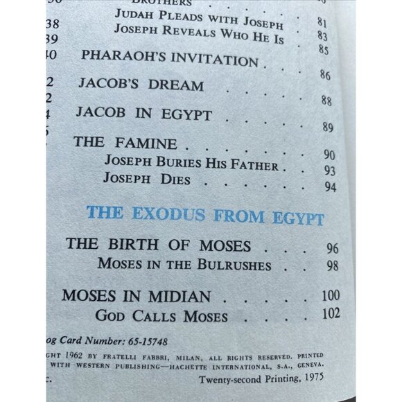 The Children's Bible Deluxe Edition With Slipcase Golden Press 1975 Illustrated - Picture 9 of 16